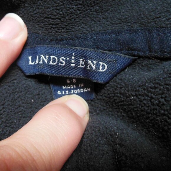 Lands end 1/4 Zip Black Pullover - Picture 2 of 4